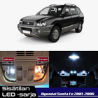 Hyundai Santa Fe (MK1) Sisätilan LED-sarja 10-os - pikkukuva 1