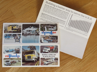 1973 Chevrolet Trucks esite - KUIN UUSI