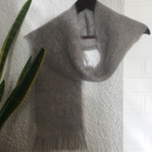 Studio Jaffe in Finland vaaleanharmaa mohair kaulahuivi - pikkukuva 1