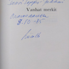Liisa Laukkarinen : Vanhat merkit (signeerattu, tekijän o... - pikkukuva 3