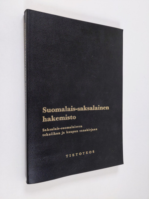 Suomalais-saksalainen hakemisto : saksalais-suomalaiseen ...