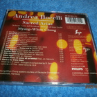 ANDREA BOCELLI : SACRED ARIAS - CD - pikkukuva 2