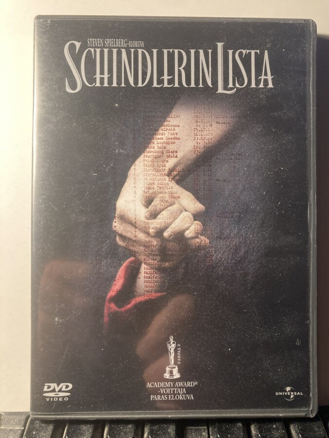 SCHINDLERIN LISTA, DVD x 2, Spielberg, Neeson