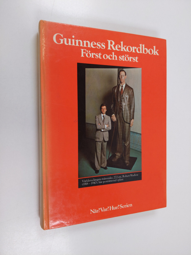 Göran Aven : Guinness rekordbok : först och störst