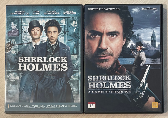 Sherlock Holmes & Sherlock Holmes: Varjojen leikki (2DVD)