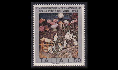 Italia 1464 ** Kansainvälinen viinikongressi (1974)