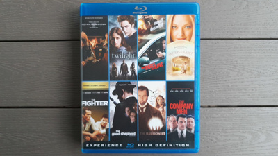 Blu-ray 8 Elokuvan Boxi - Twilight, The Fighter ym. Yli 17t!