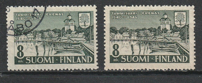 1946 Tammisaari 400v merkki leimattu ja **