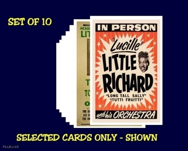 LITTLE RICHARD -- postikorttisetti   (Upea Lahja !!) #1