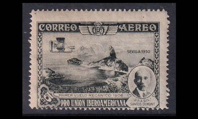 Espanja 554 ** Iberoamerikka lentoposti 5 C (1930)