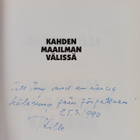 Kalevi Tilli : Kahden maailman välissä (signeerattu, teki... - pikkukuva 3