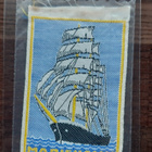 Marienhamn vintage kangasmerkki hieno purjelaiva - pikkukuva 1