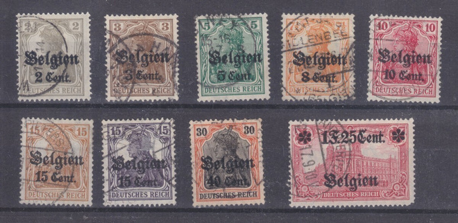 Saksan miehitys belgiassa 1916 Mi 10-22 väliltä