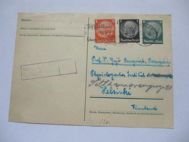 1940 Saksa sens ehiö Hkiin