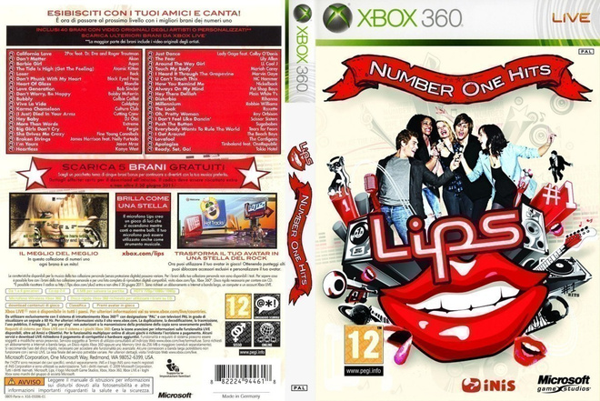 XBOX360  LIPS - Number One Hits "Uudenveroinen"