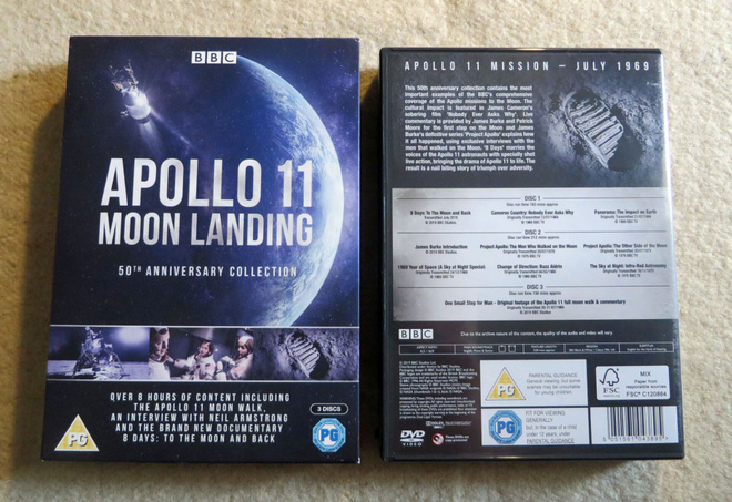 APOLLO 11 MOON LANDING Anniv. 3DVD - Dokumentteja