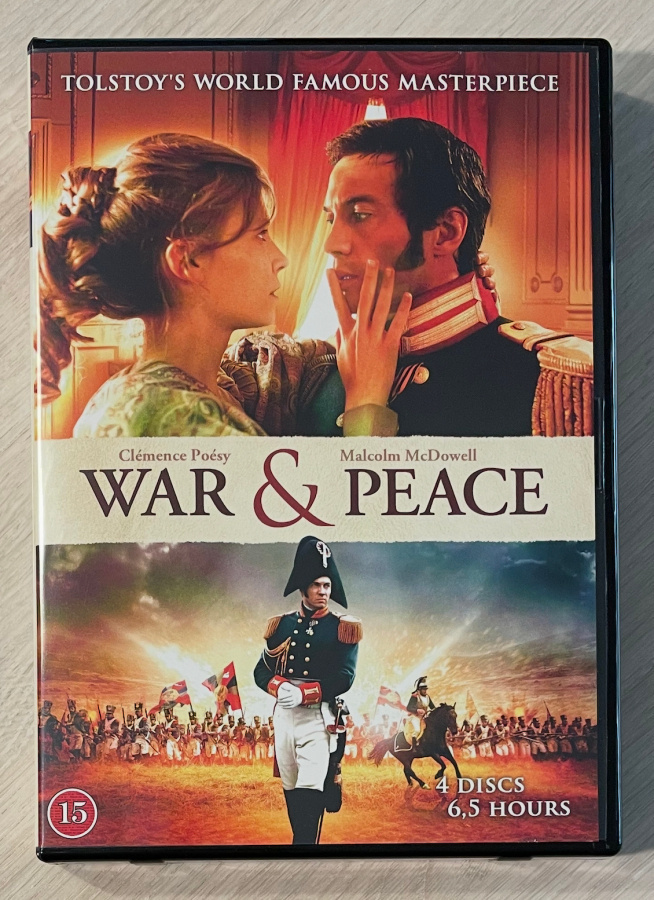 Sota ja rauha (2007) 7-tuntinen minisarja (4DVD)