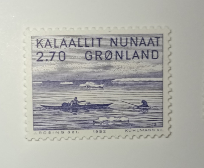 Grönlanti: Taidetta III, Mi 136, 1982 **