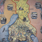 Helsingin olympialaisten 1940 muistoliina/karttahuivi - pikkukuva 2
