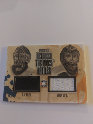 13-14 ITG Enforcers Jerseys #04 Olaf Kolzig/Byron Dafoe /150