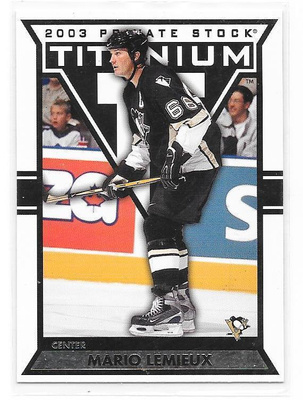 2002-03 Titanium #82 Mario Lemieux Pittsburgh Penguins