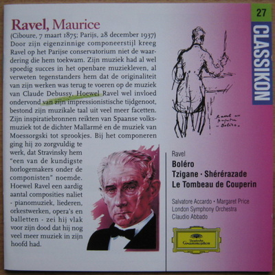 RAVEL/ABBADO: Le Tombeau de Couperin (Deutsche Grammophon CD