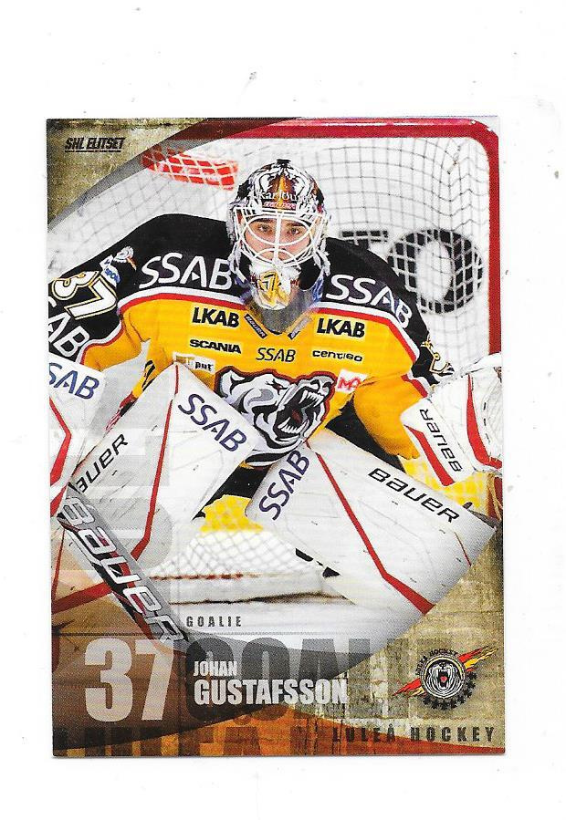 2011-12 SHL #229 Johan Gustafsson Luleå HF ex Pelicans MV