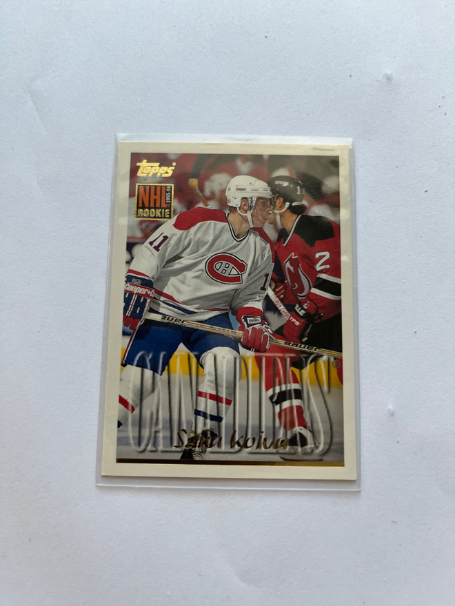 1995-96 Topps NHL Rookie Saku Koivu #306