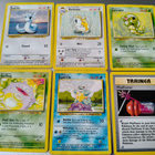 6x Pokemon base set kortit (4th print) - pikkukuva 1