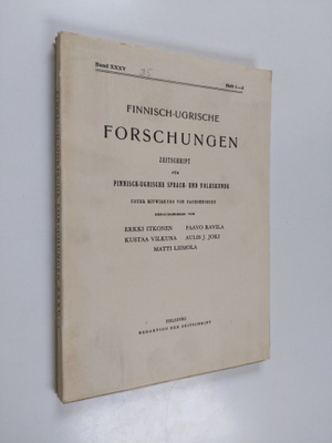 Finnisch-Ugrische Forschungen Band 35 Heft 1-2