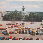 KULKENUT HÄMEENLINNA KAUPPATORI JA KIRKKO LEIMA 29.6.1979 - pikkukuva 1