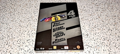 The Fast and the Furious 4 Film Set (4-disc DVD)