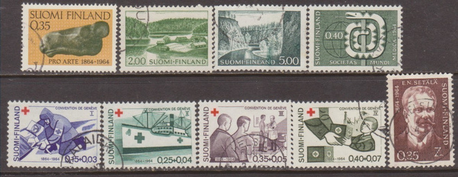 v.1964 Merkit leimattuna
