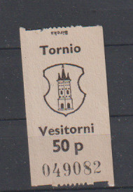 PÄÄSYLIPPU, TORNION VESITORNI