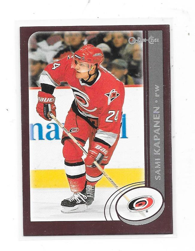 2002-03 OPC #68 Sami Kapanen Carolina Hurricanes