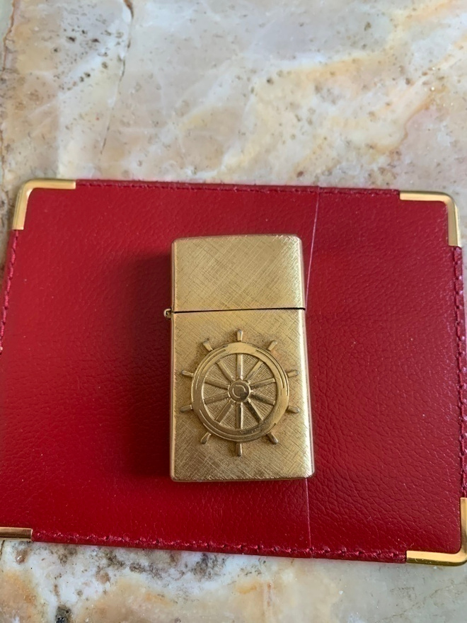 merimies kultainen sytytin 14 k GP