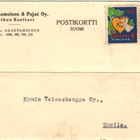 FIRMAKORTTI KOTKA +JOLUMERKKI - pikkukuva 1
