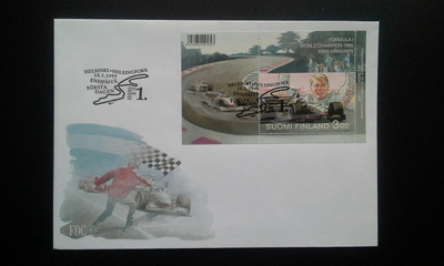 FDC Mika Häkkinen 15.1.1999 LaPe 1455 BL21