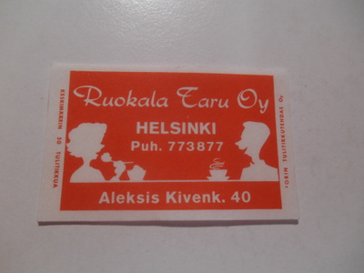 TT Etiketti Ruokala Taru Oy Helsinki