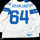 Mikael Granlund "Game Worn" Suomi-pelipata Sotchin olympia14 - pikkukuva 1