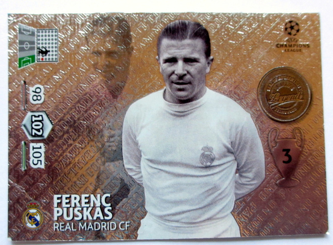 FERENC PUSKAS 2013-14 Panini Adrenalyn XL