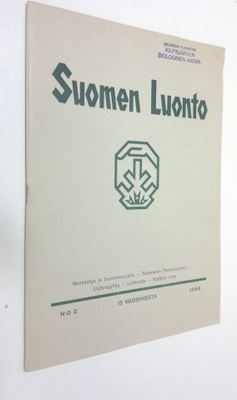 Suomen luonto n:o 2/1956 : Luonnonsuojelun äänenkannattaja