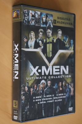 5DVD X-Men Ultimate Collection 5 elokuvaa