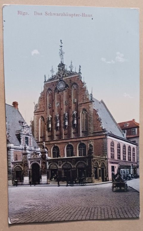 Riika, Mustapäiden talo (Schwarzhäupter-Haus), väripk, ei p.