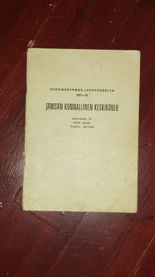 Jämsä Kunnallinen keskikoulu 1968-1969 VUOSIKERTOMUS