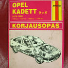 Opel Kadet D ja E vm 1979-1986 korjausopas. Suomenkielinen - pikkukuva 1