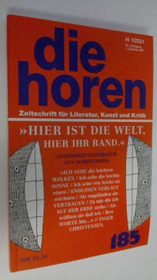 Hier ist die welt hier ihr rand : Zeitgenössische Literat...