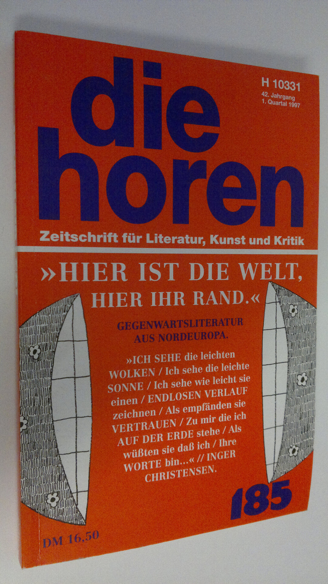 Hier ist die welt hier ihr rand : Zeitgenössische Literat...