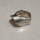 Vintage design hopea sormus 925 - pikkukuva 2