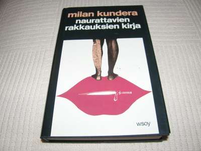 Milan Kundera Naurettavien rakkauksien kirja  -sid